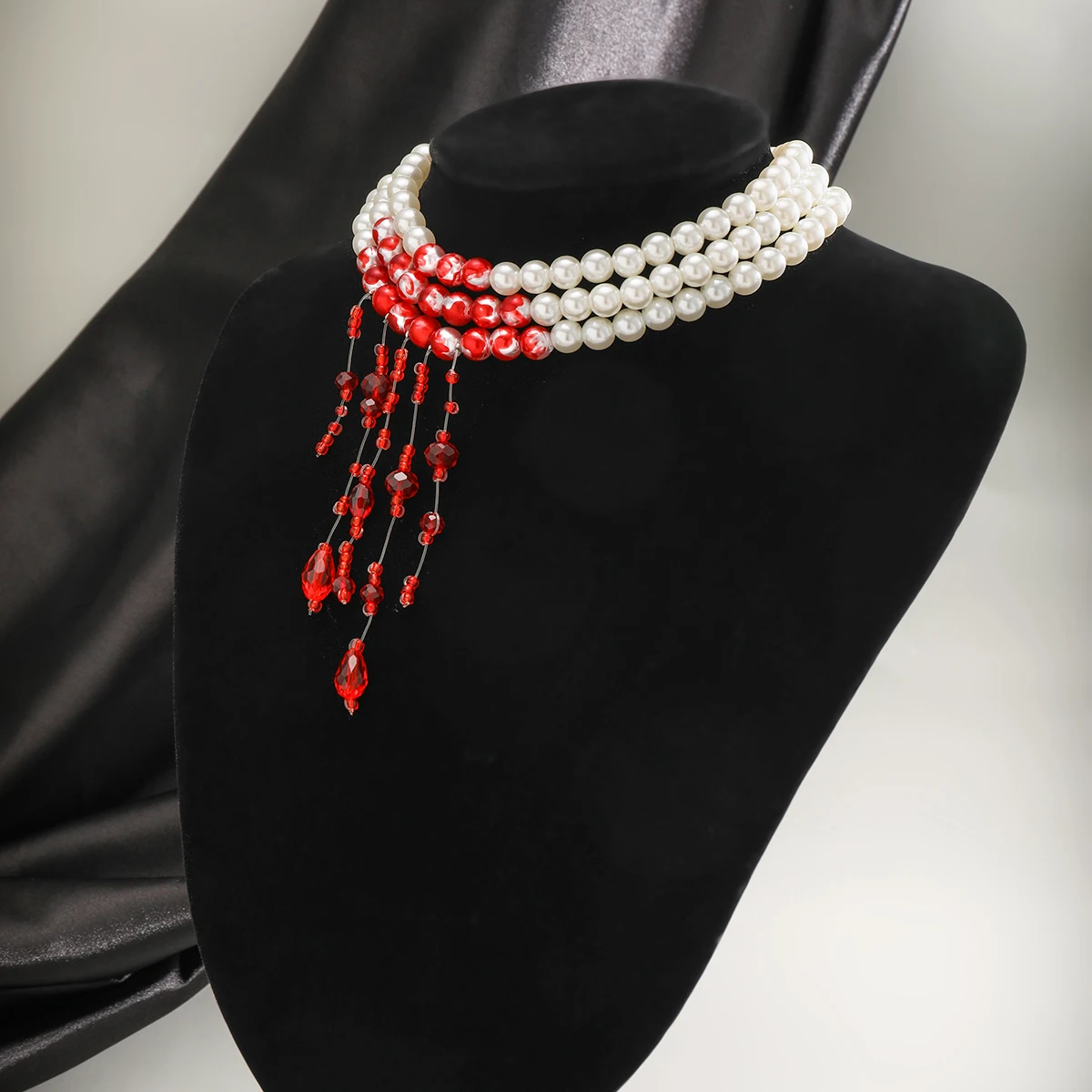 Bloody Vampiric Choker Necklace - 9