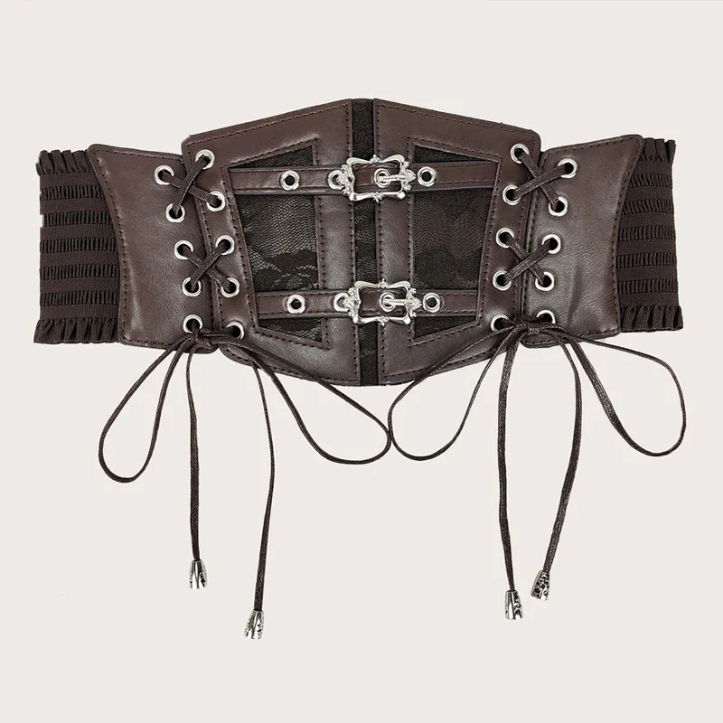 Elastic Lace Corset Belts - 6