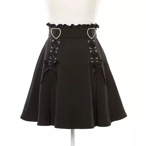 High Waist Skirt with lacing - 2