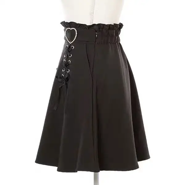 High Waist Skirt with lacing - 4