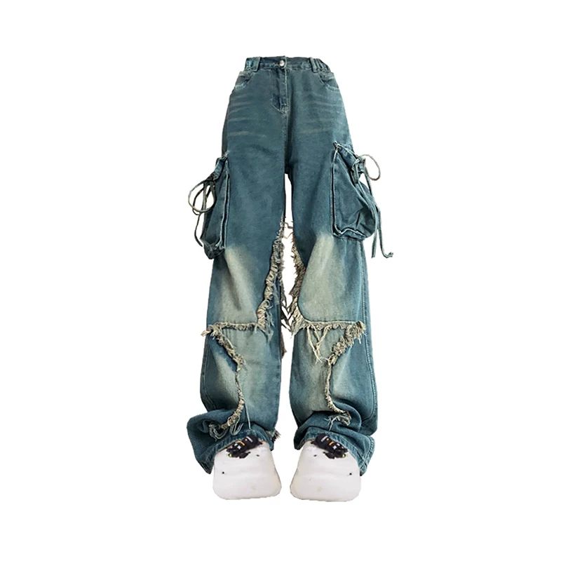 Acubi Baggy Jeans with star-shaped appliques - 2