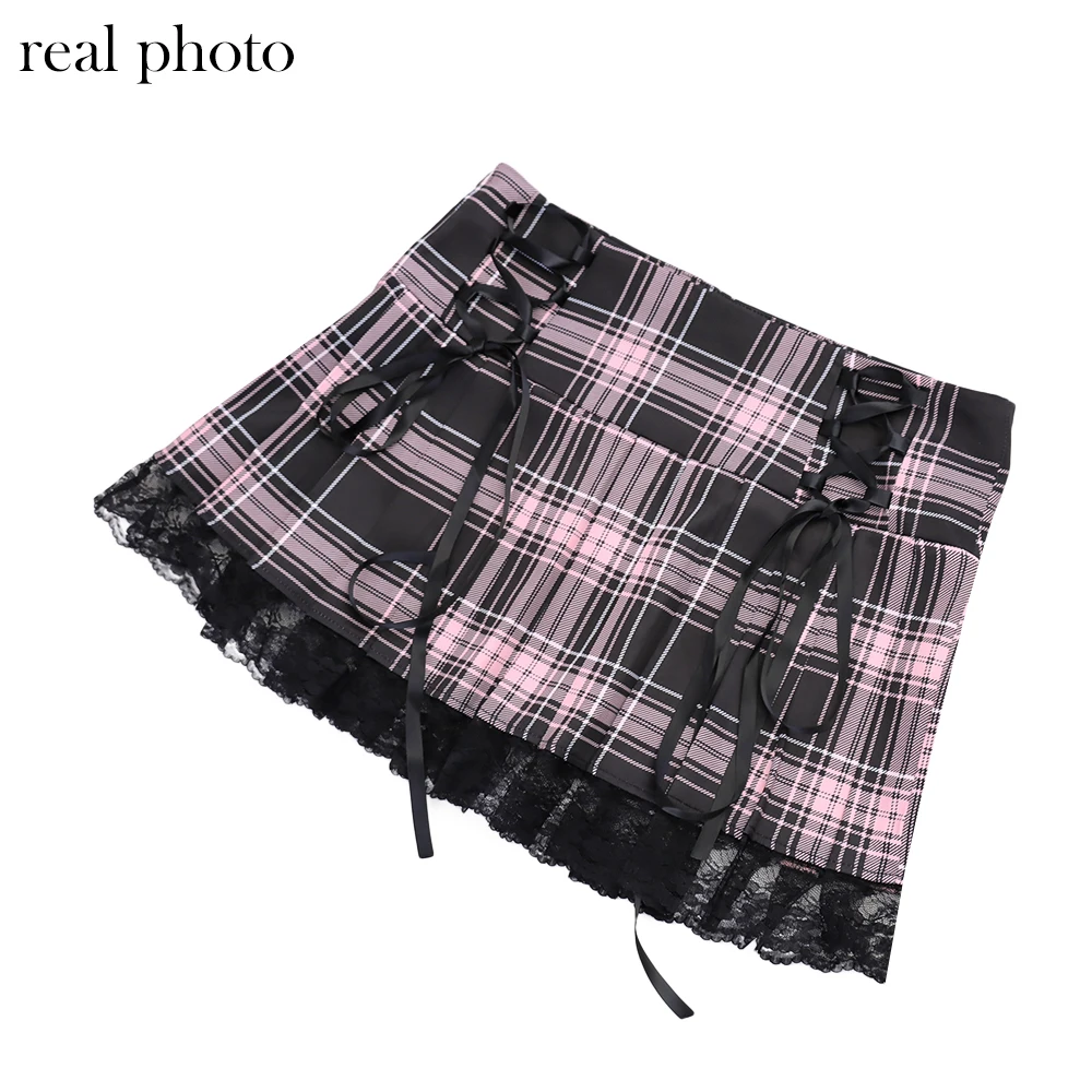 Harajuku Plaid Pleated Skirts - 4