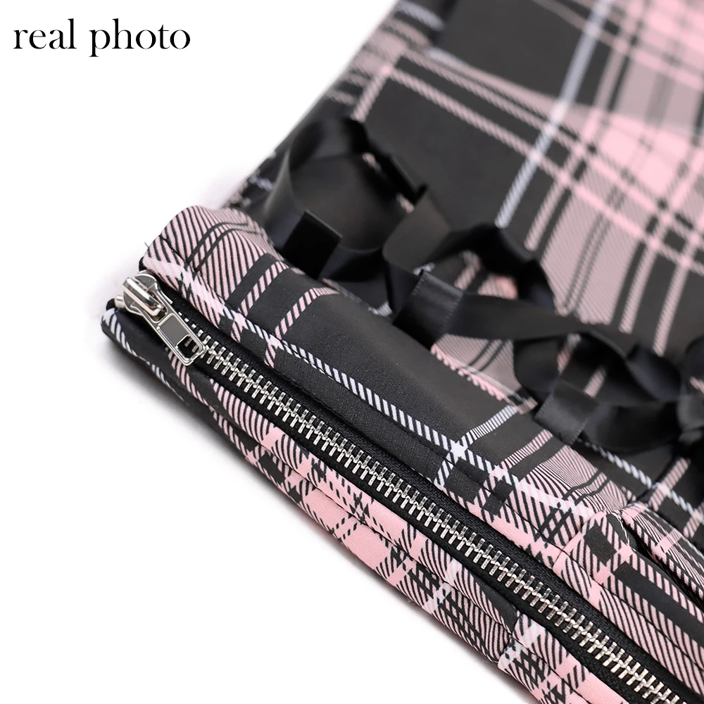 Harajuku Plaid Pleated Skirts - 8