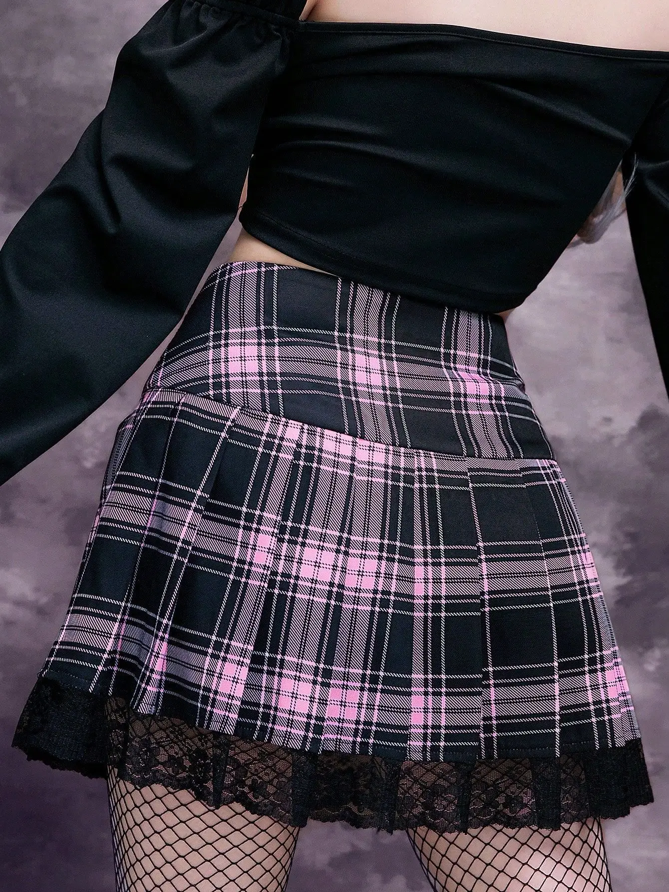 Harajuku Plaid Pleated Skirts - 11