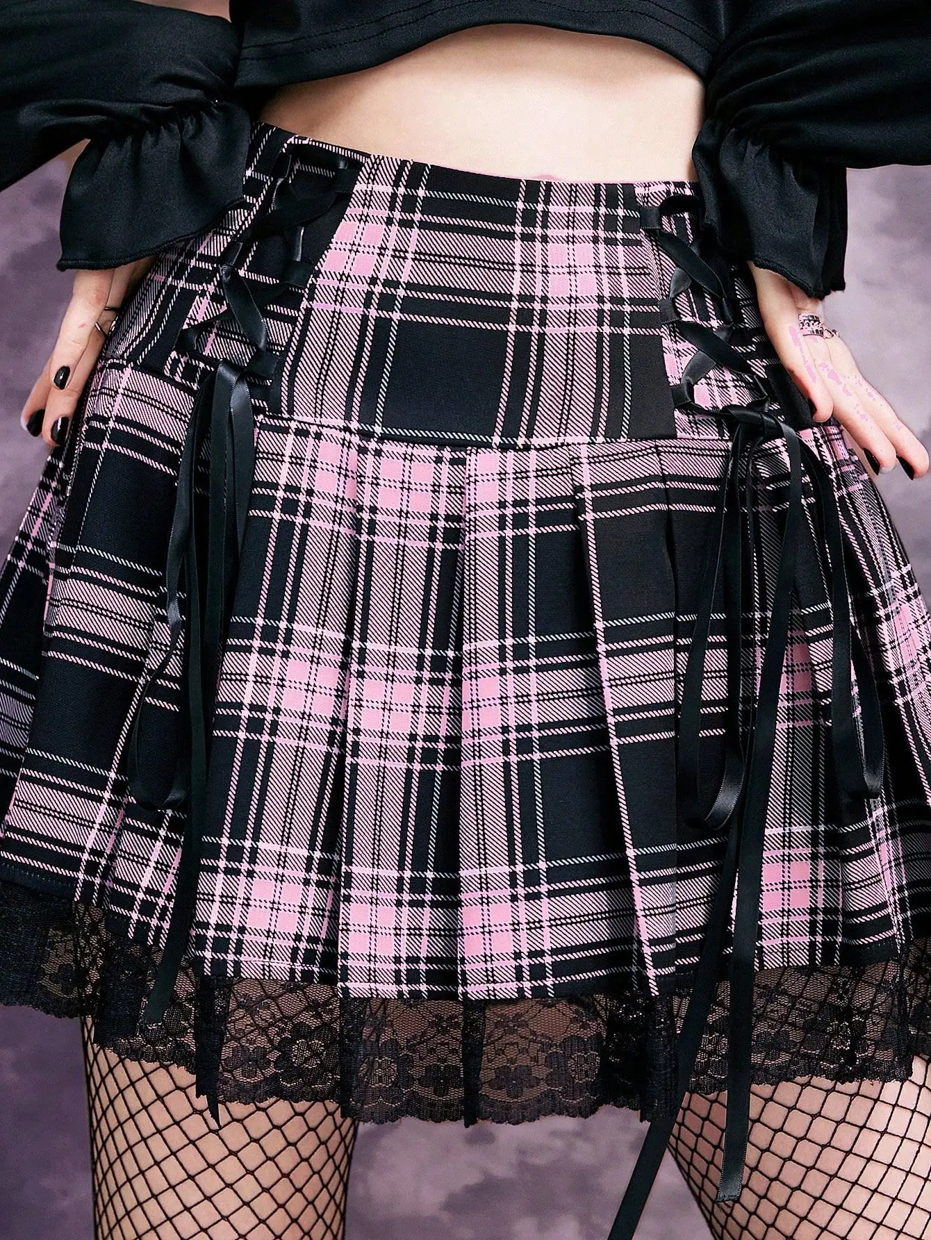 Harajuku Plaid Pleated Skirts - 12