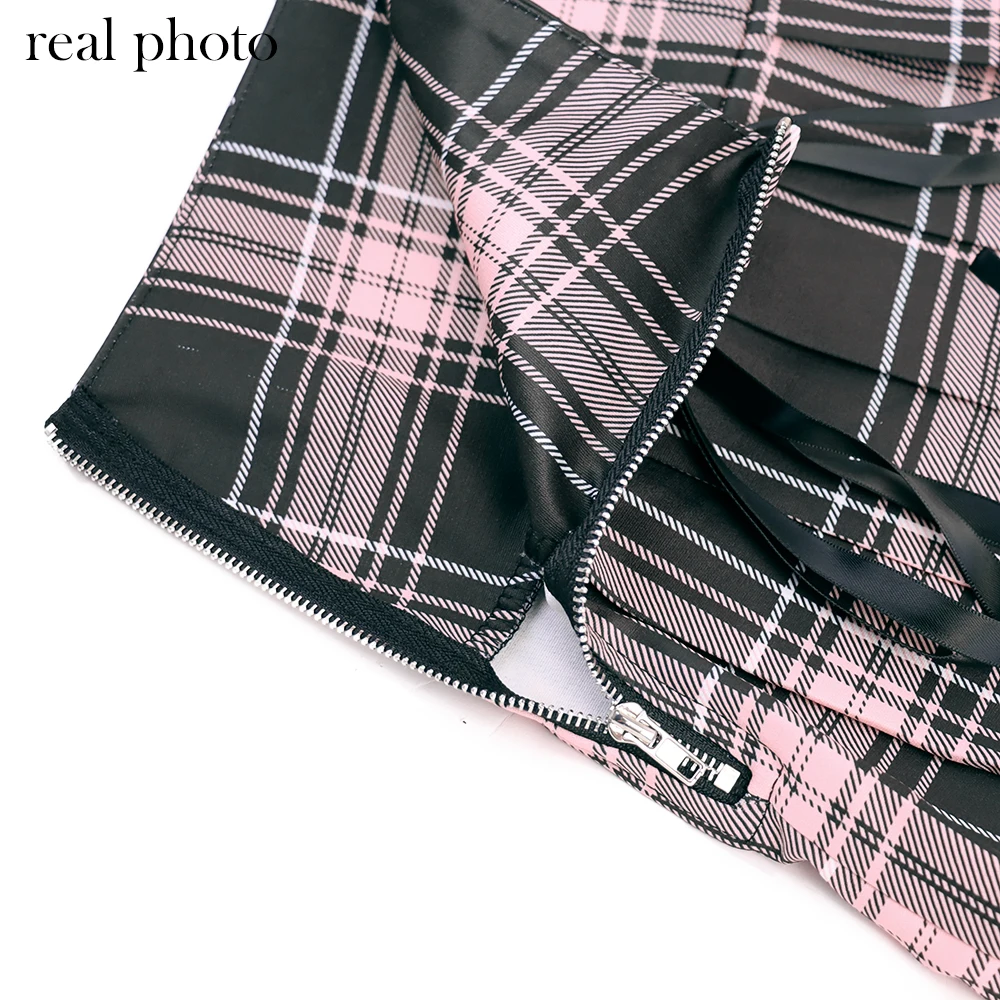 Harajuku Plaid Pleated Skirts - 9