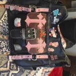 Kawaii Gothic Hello Kitty Pink Cross Bag photo review