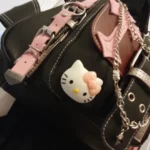 Gothic Punk Hello Kitty Crossbody Bag photo review