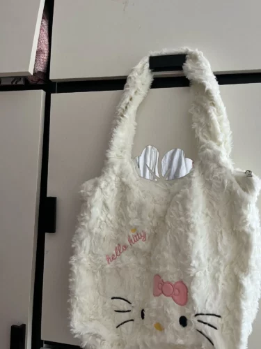 Soft fluffy Kawaii Hello Kitty Bag photo review