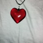 Red Heart Pendant Necklace photo review