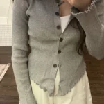 Soft girl Knit Cardigans photo review