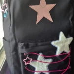 Egirl Backpacks with Stars and straps photo review