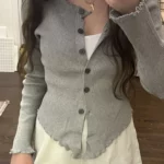 Soft girl Knit Cardigans photo review