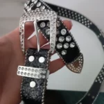 Belt with Rhinestones and Skull photo review