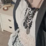 Coquette Aesthetic White Tank Top photo review