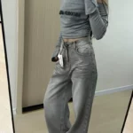 Acubi Y2K Jeans with high waist photo review