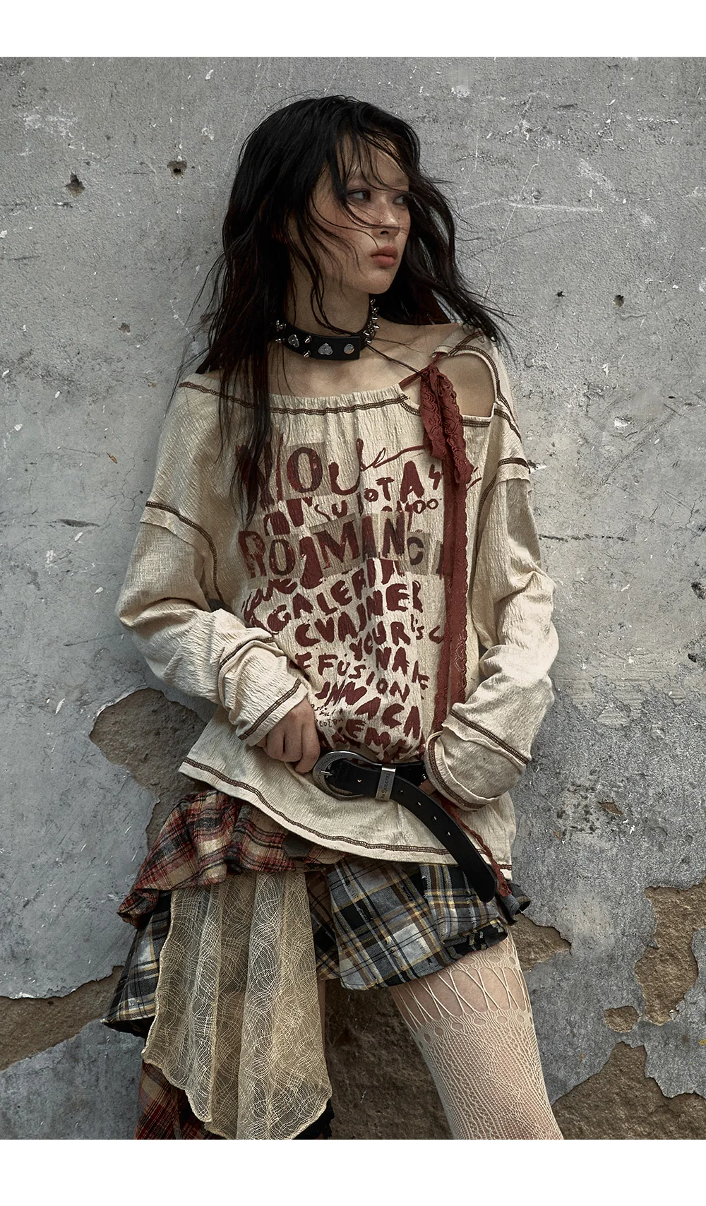 Grunge Streetwear Distressed Graphic T-Shirt - 9