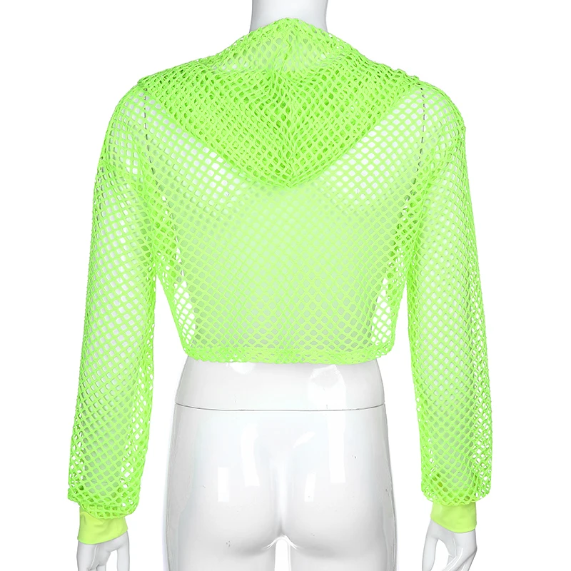 Gothic Punk Fishnet Crop Top - 18