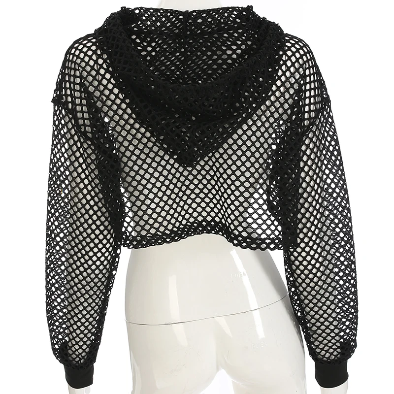 Top en résille Gothic Punk - 5