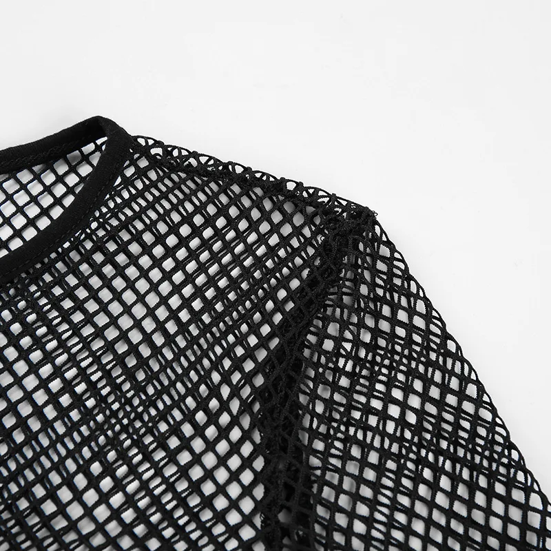 Top en résille Gothic Punk - 12
