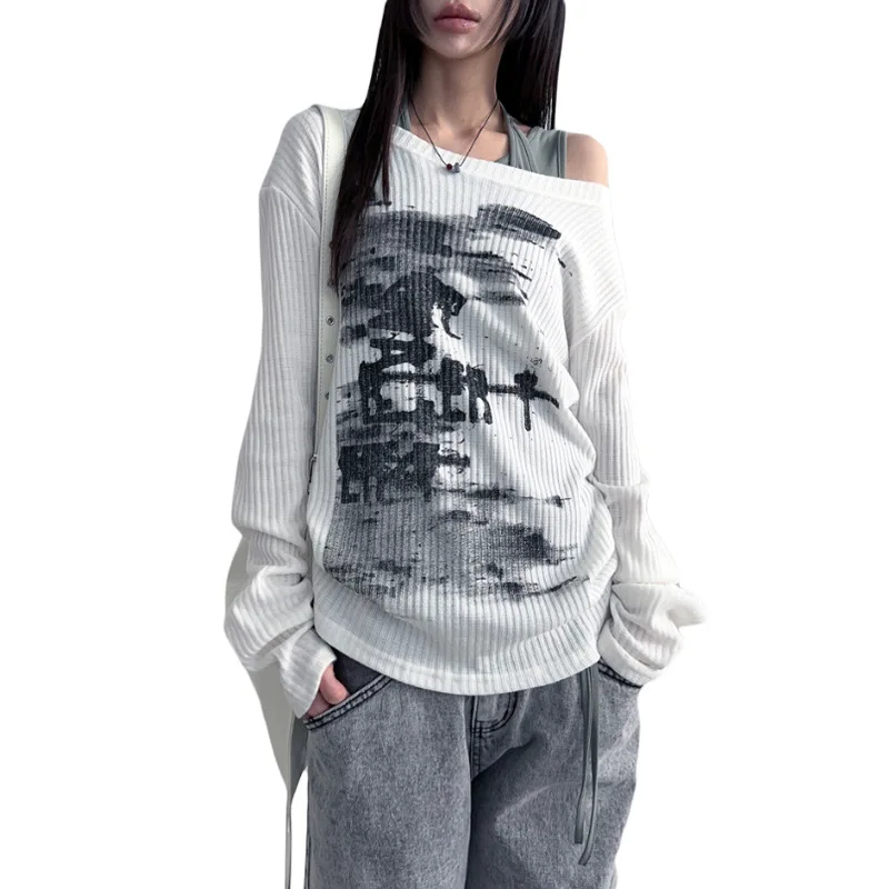 Grunge Streetwear Graphic Sweater - 21