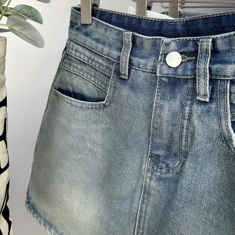 Y2K Denim Mini Skirt - 4