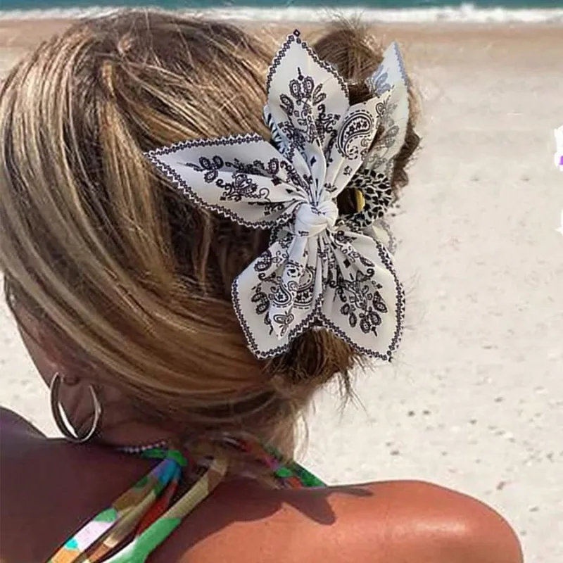 Bohemian Paisley Hair Claw Clip - 3