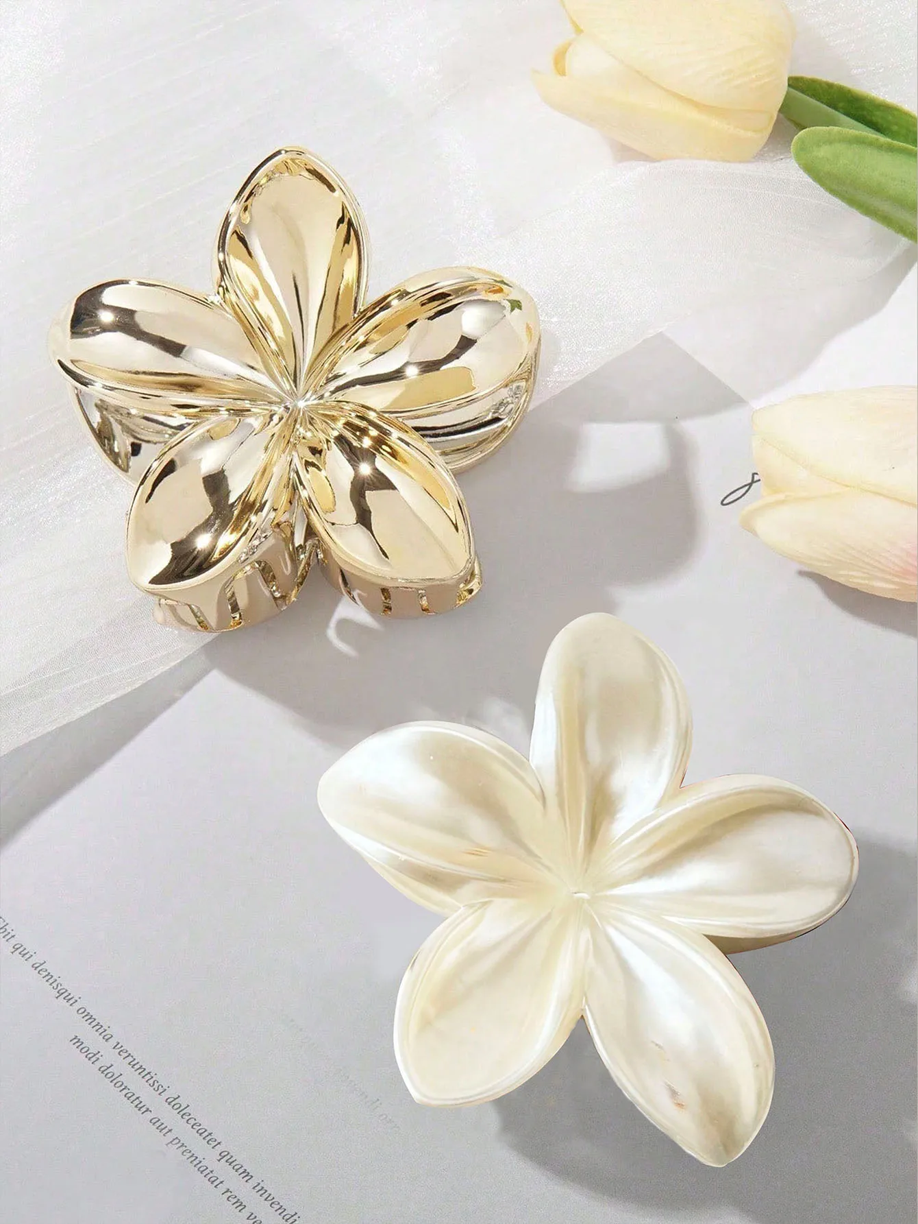 Kawaii Floral Hair Clips - 1