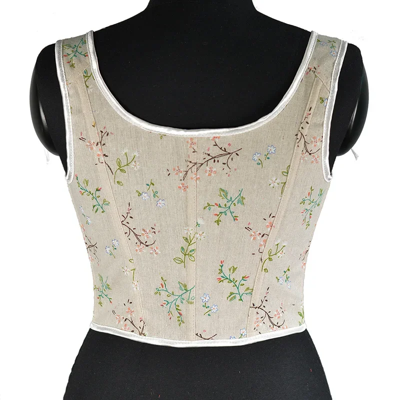 Coquette Floral Lace-Up Corset - 20