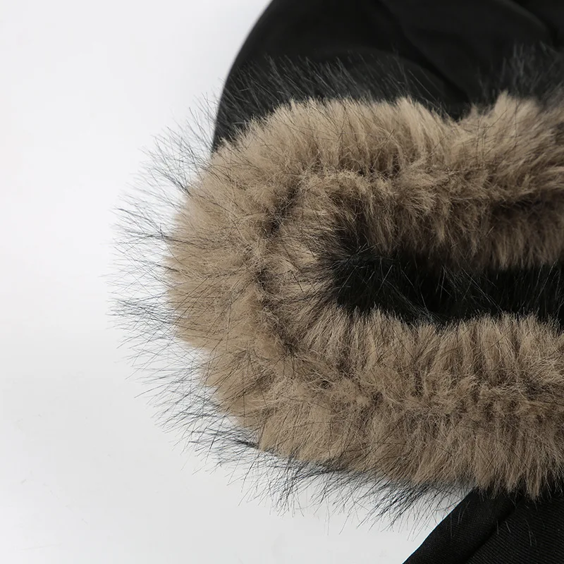 Cyberpunk Alt Oversized Faux-Fur Trim Hooded Jacket - 6 Cyberpunk Alt Oversized Faux-Fur Trim Hooded Jacket - 6