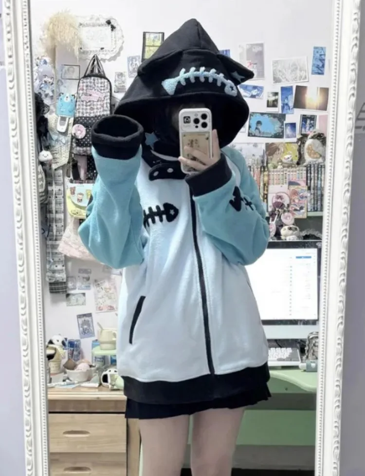 Kawaii Anime-Inspired Cat Ear Hoodie - 1