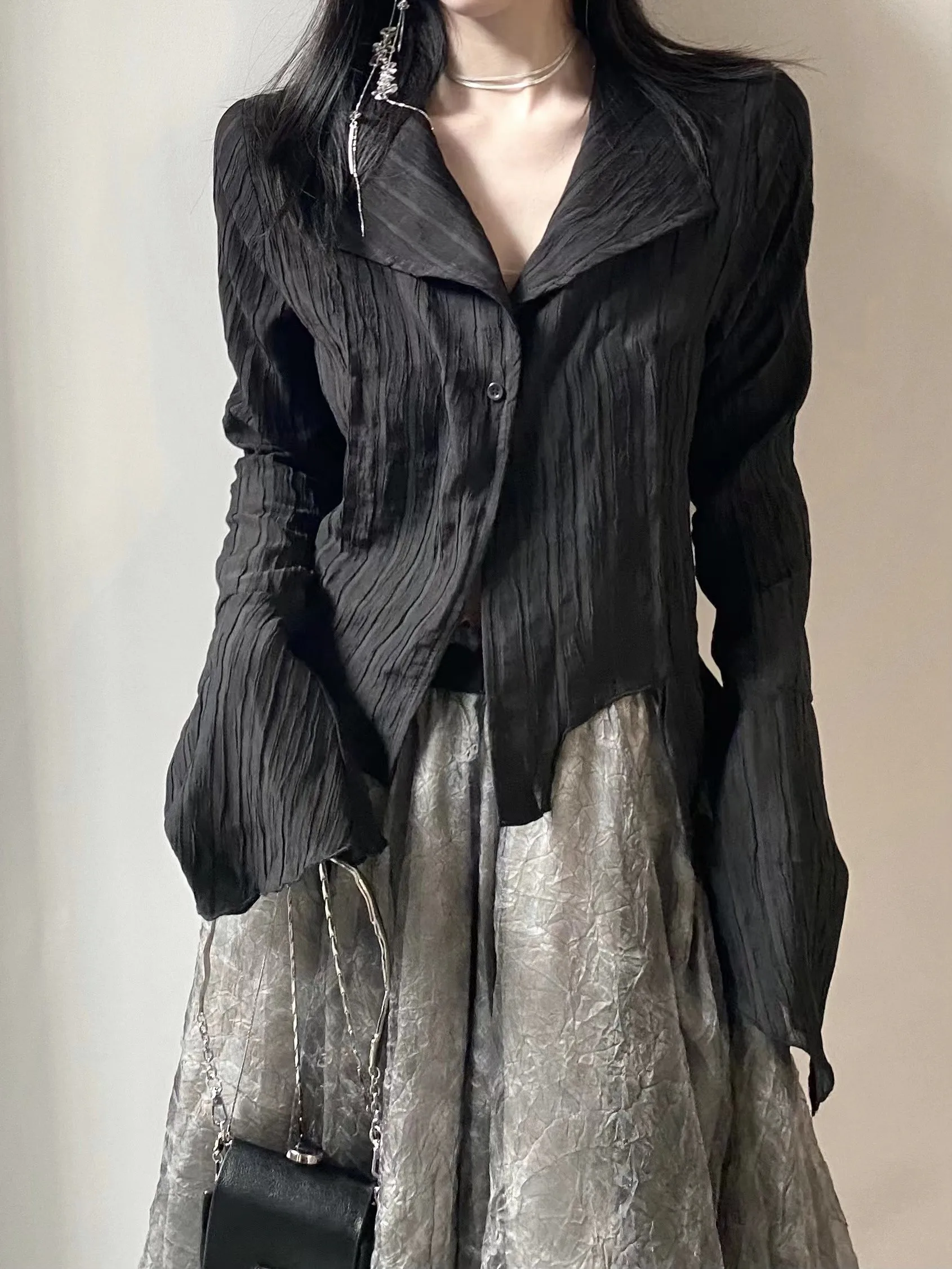 Avant-Garde Deconstructed Oversized Shirt - 1 Avant-Garde Deconstructed Oversized Shirt - 1