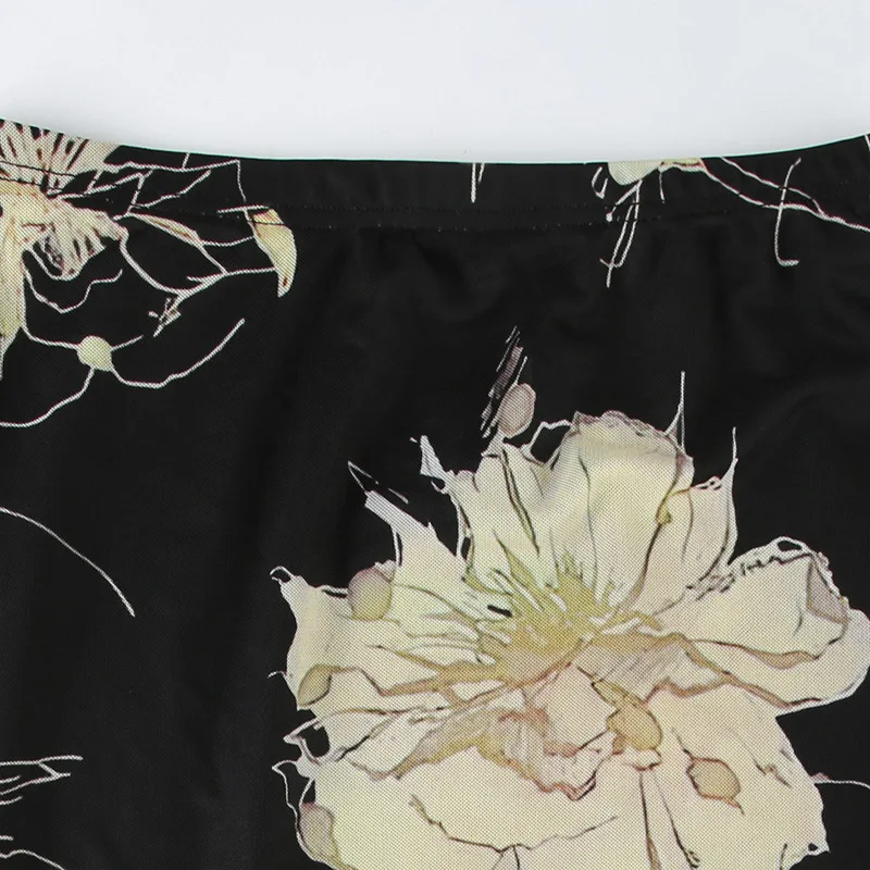 Dark Mori Girl Floral Embroidered Maxi Skirt - 5 Dark Mori Girl Floral Embroidered Maxi Skirt - 5