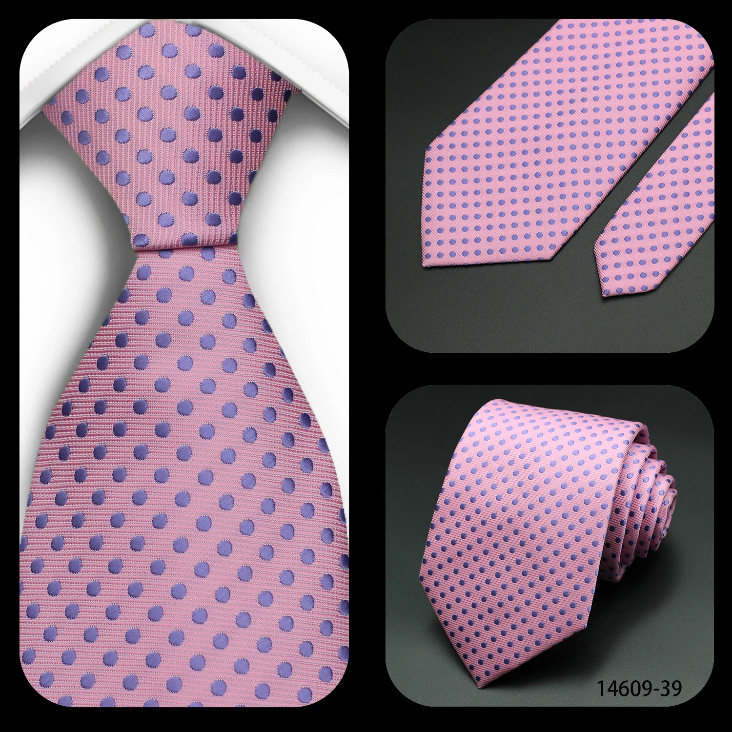 Collection de cravates pastel "Soft Girl" et "Preppy" - 5 Collection de cravates pastel "Soft Girl" et "Preppy" - 5