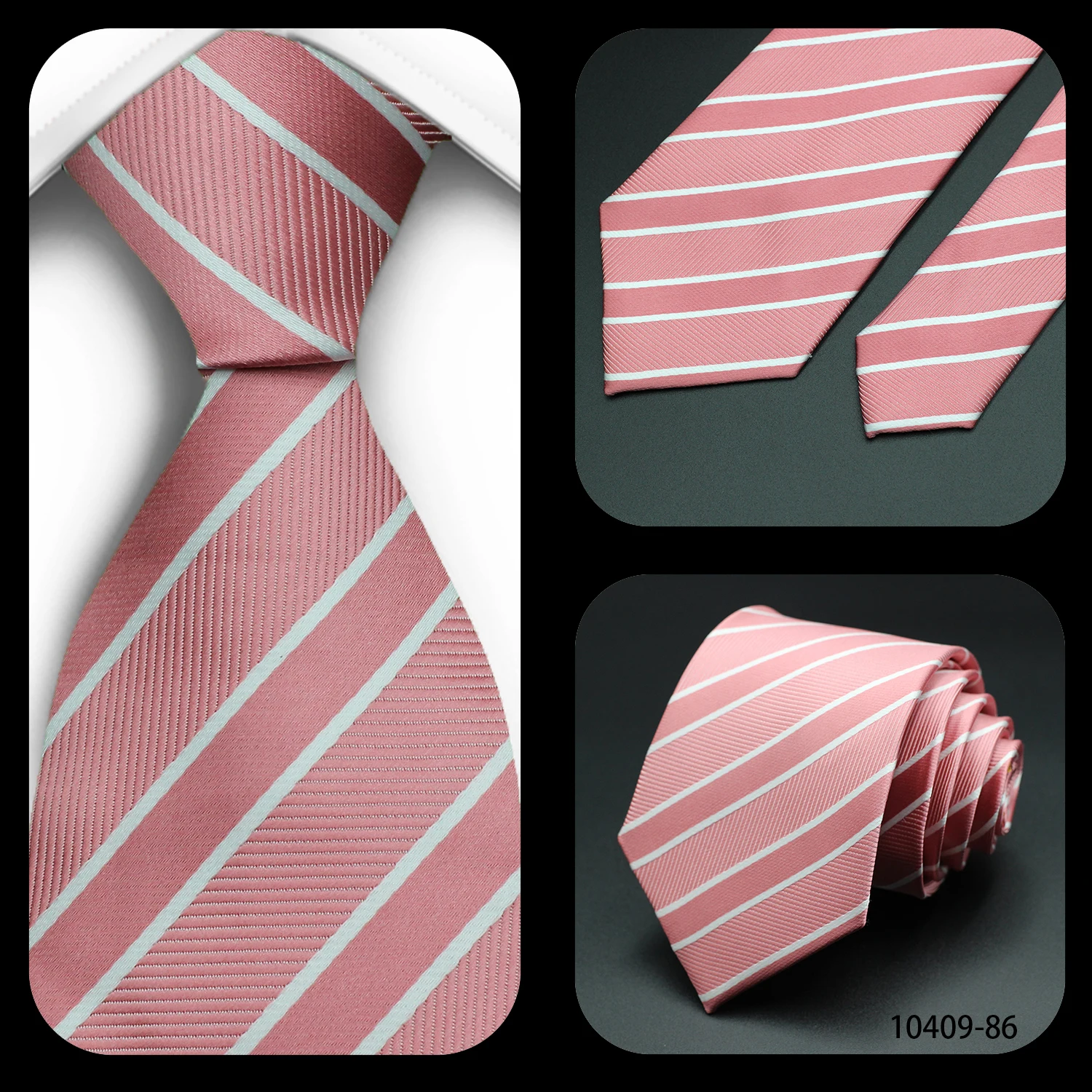 Collection de cravates pastel Soft Girl et Preppy - 8 Collection de cravates pastel Soft Girl et Preppy - 8