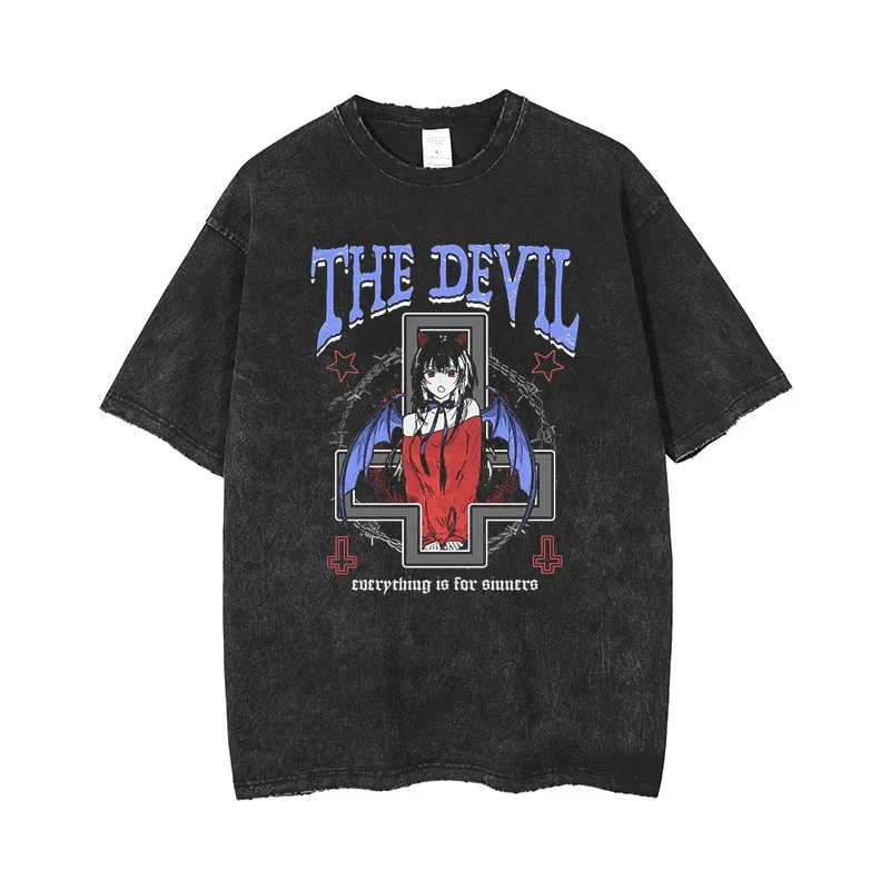 Gothic Lolita Visual Kei Underground Band Graphic Tee - 5 Gothic Lolita Visual Kei Underground Band Graphic Tee - 5