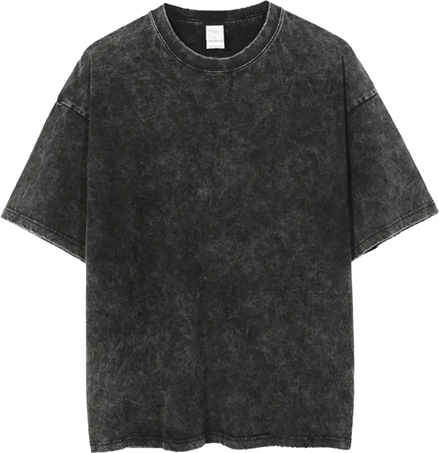 Gothic Black Metal Abstract Tree Graphic Oversized Tee - 9