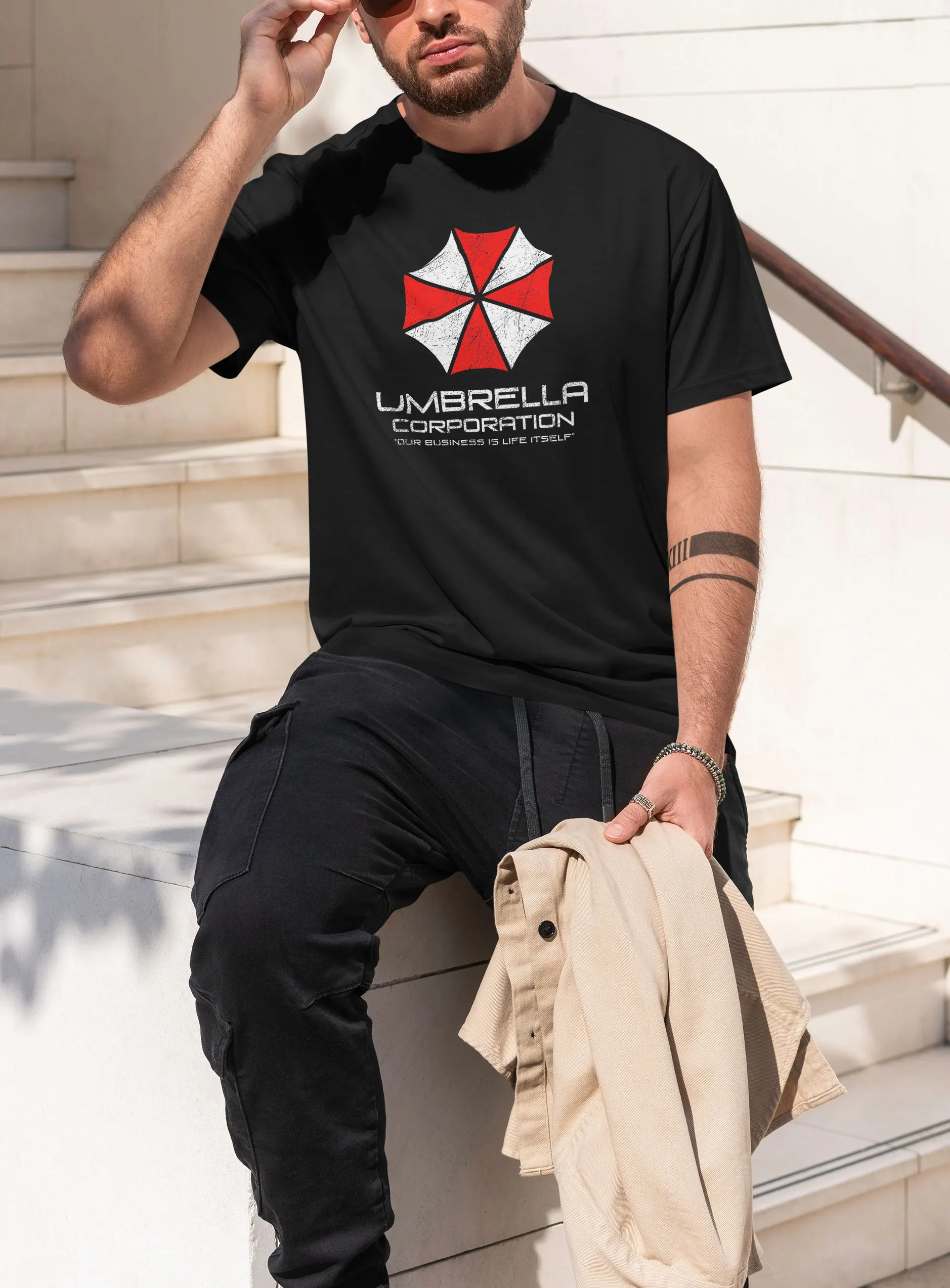 Cyberpunk Dystopian Graphic Tee - 2 Cyberpunk Dystopian Graphic Tee - 2